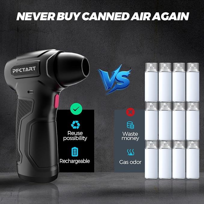 Compress Air Duster, 200000RPM Electric Air Duster - Image 8