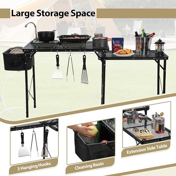 REDCAMP Portable Grill Table - Image 5