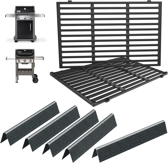 Spirit E-310 Grill Parts 7638 Grill Grates 7636 Flavorizer Bars by DcYourHome