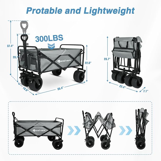 Yesker Foldable Wagon - Image 2