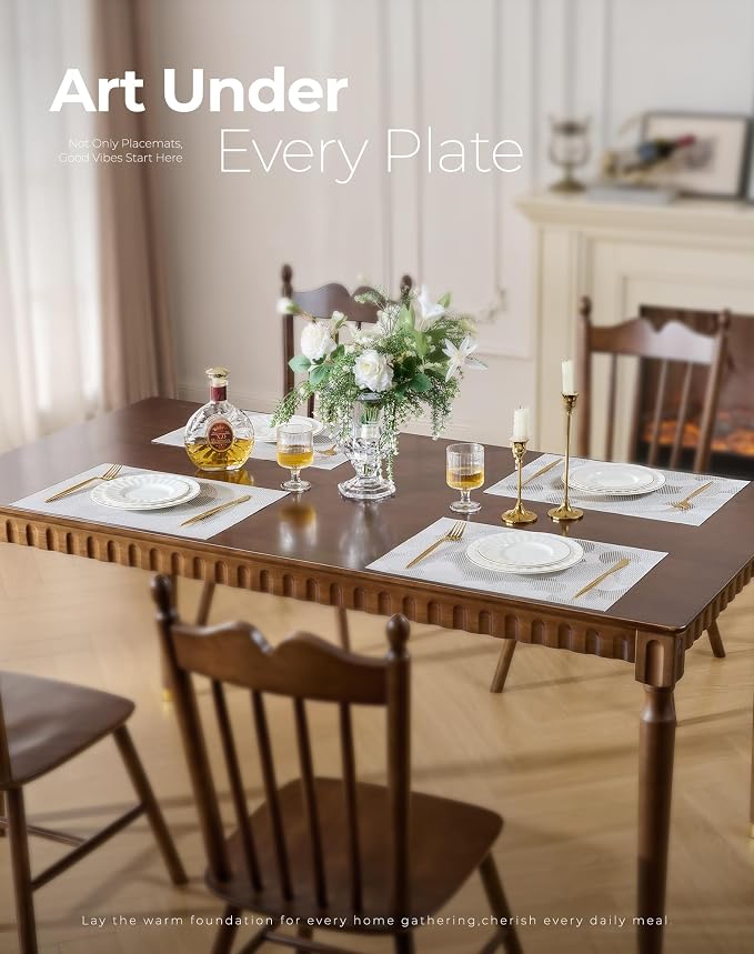 Leetaltree White Placemats Set of 4 - Image 2