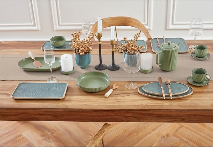 Solino Home Linen Table Runner 90 Inches Long - Image 3