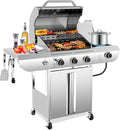 R.W.FLAME 3-Burner Propane Gas Grill by RWFLAME