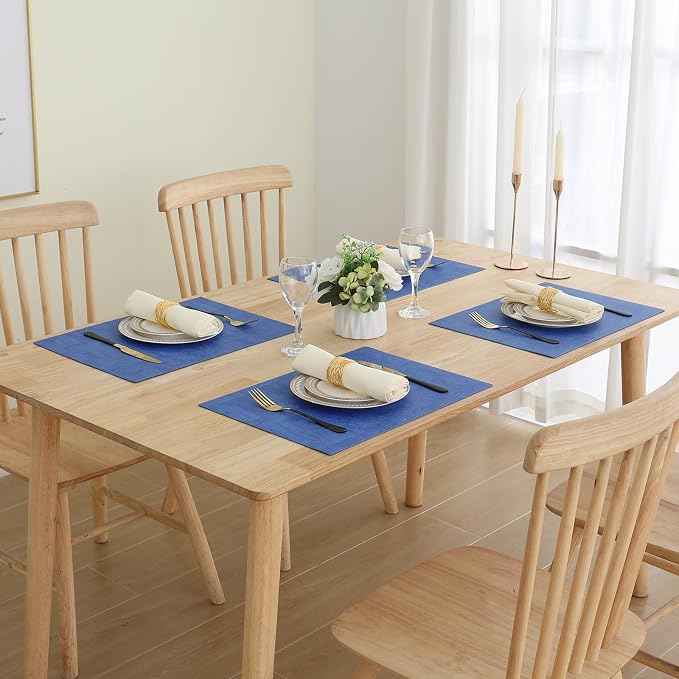 Homaxy Faux Leather Heat Resistant Placemats - Image 7