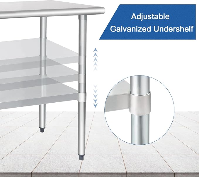 HARDURA Stainless Steel Table 30X72 Inches - Image 4