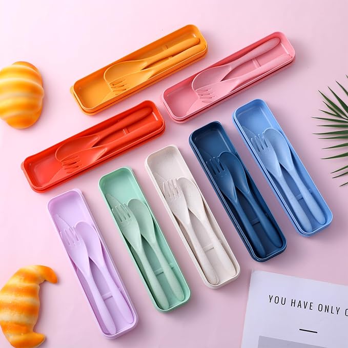 32 Sets Reusable Travel Utensils Set - Image 4