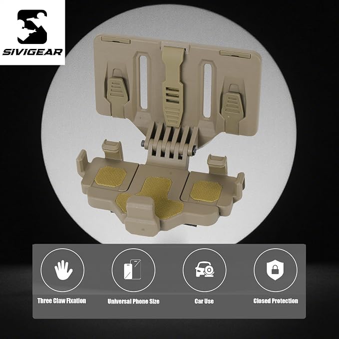Tactical Phone Holder Available in Full Size Plate Carrier Phone Mount Adjust - Image 5