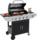 Zateety 4 Burner Propane Grill by Zateety