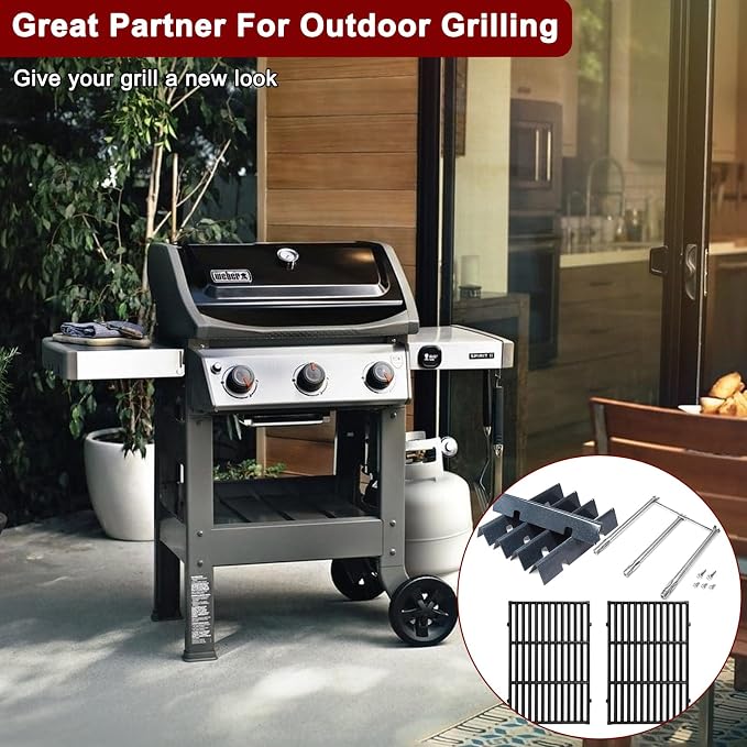 Hiorucet Grill Parts for Weber Spirit and Spirit II 300 Series, Fits E310 E320 - Image 9