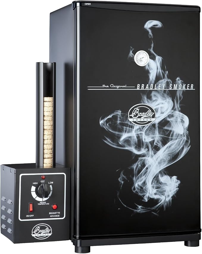 Original Bradley Smoker BS611 4-Rack Natural Draft Vertical Electric Smoker by Bradley+Smoker