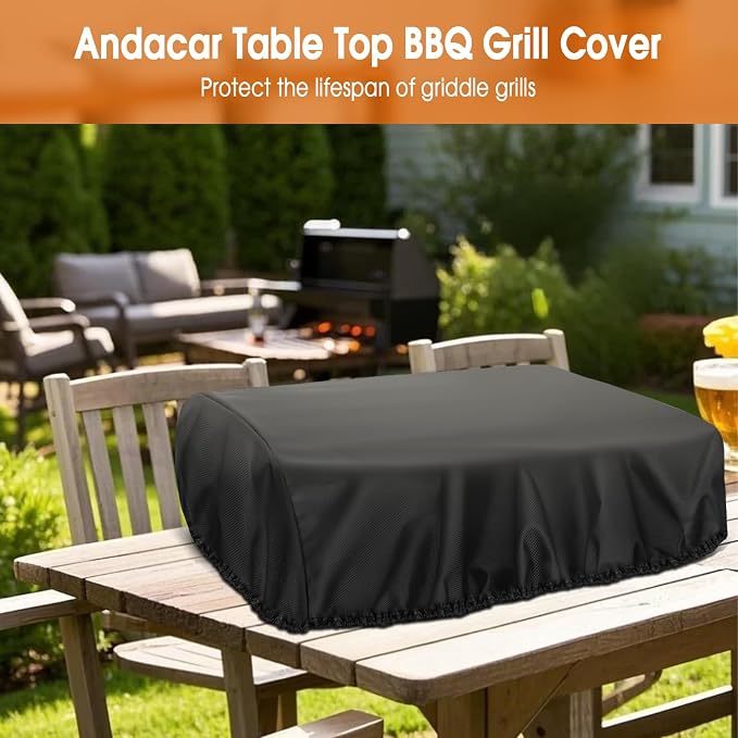 Grill Cover for Blackstone E-Series 22 Inch Electric Griddle 8001, Waterproof - Image 5