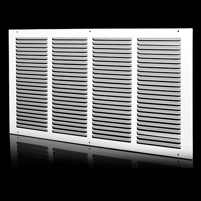 24x12 Return Air Grille, Air Return Vent Cover, AC Vent Cover, Cold Air Return by Unknown