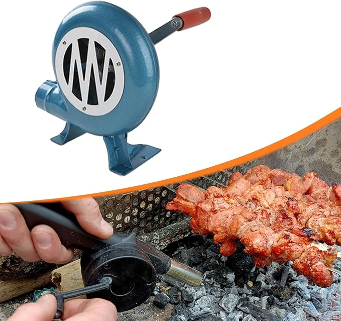 Air Blower Fire Blower Hand Cranked Fan Portable - Image 2