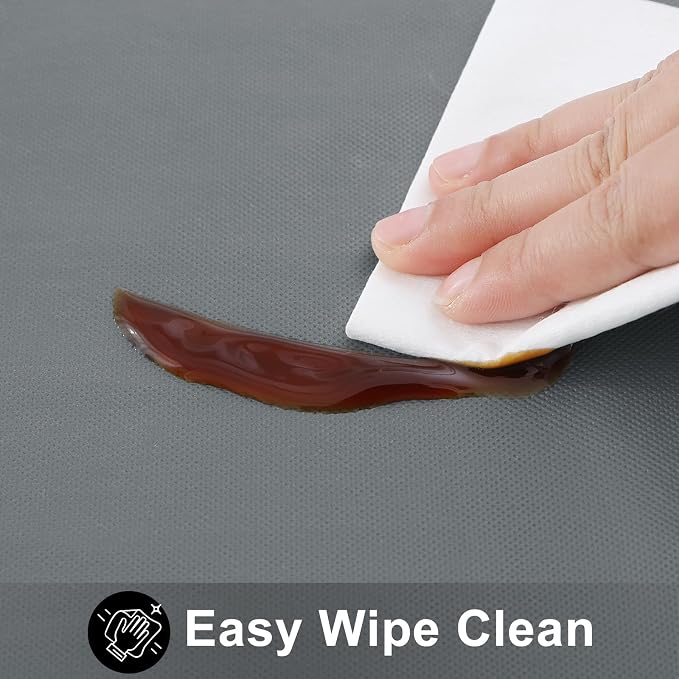 Smiry Rectangle Table Cloth 54x78 Inch, Waterproof Wipeable Vinyl Tablecloths - Image 3