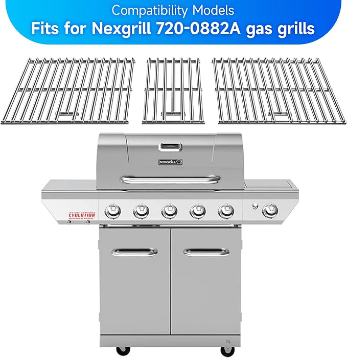 Cooking Grates for Nexgrill 720-0882A Evolution Infrared Plus 5-Burner - Image 5