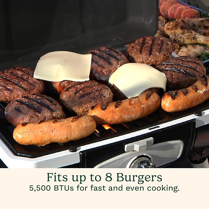 Cuisinart Petite Gourmet Portable Gas Grill, Compact & Lightweight Tabletop - Image 4