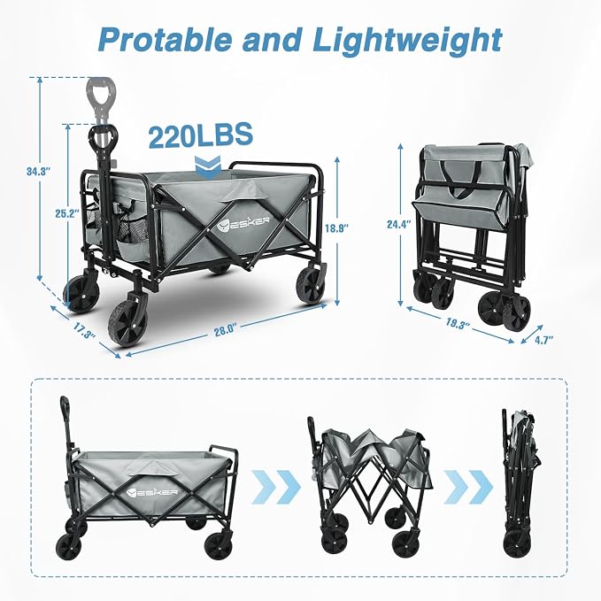 Yesker Foldable Wagon - Image 2