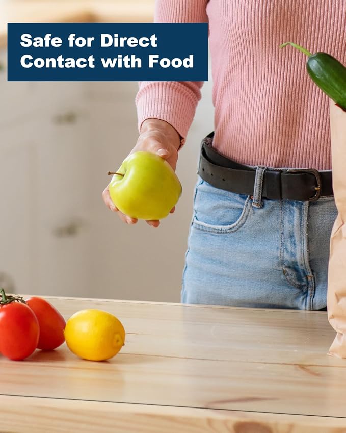 Crystal Clear Plastic Table Cover Protector, 1.5mm Thick Rectangle Vinyl Table - Image 6