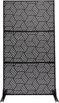Outdoor Privacy Screens Freestanding, Rustproof Metal Decorative Fence Panels by Unknown