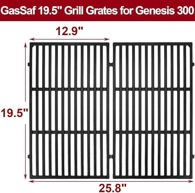 GasSaf 19.5 inch Grill Grates Replacement - Image 2