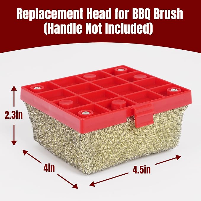 SHINESTAR Grilling Brush Bristle Free Replacement Head – BBQ Cleaning Head - Image 5
