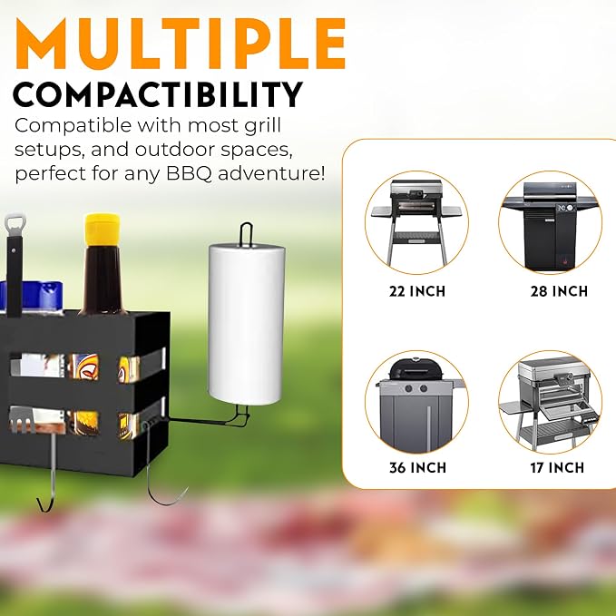 Griddle Caddy for Blackstone 28"/36" Griddles –Large BBQ Organizer - Image 8