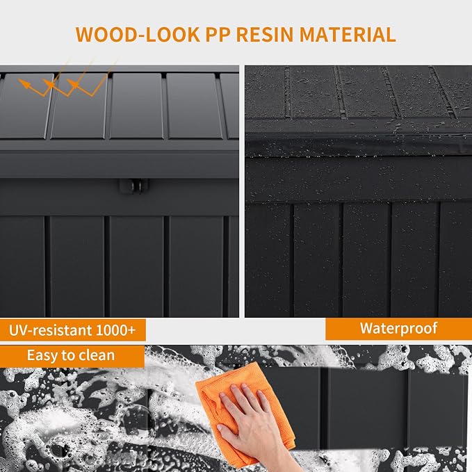 50 Gallon Outdoor Storage Box – Resin Deck Box - Image 4