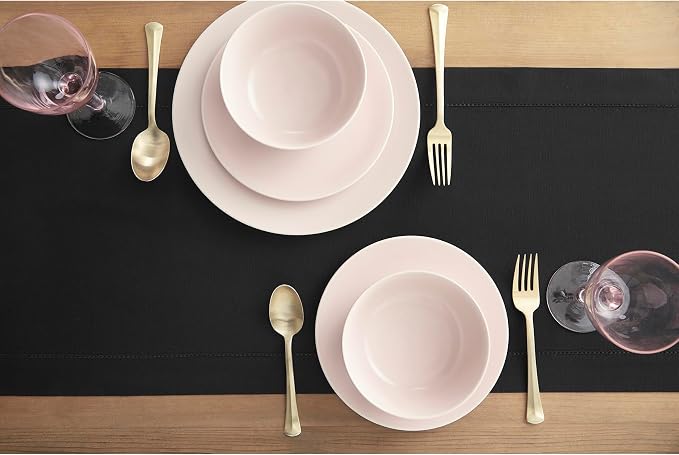 Solino Home Black Table Runner 36 Inches - Image 3