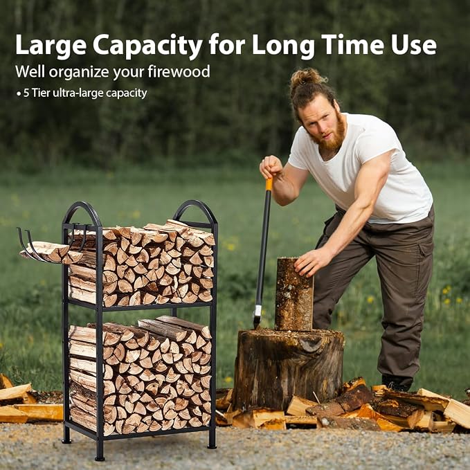 Firewood Rack Outdoor and Indoor, Fire wood Storage Racks - Image 6