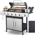 4-Burner Gas Grill, 790 BTU Outdoor BBQ Grill by Unknown