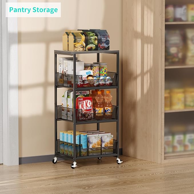 HapiRm Fruit Basket Kitchen Cart - Image 3