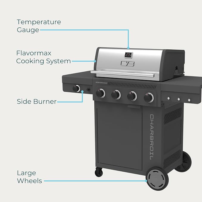 Charbroil Performance Series 4-Burner Gas Grill Cabinet - Image 10