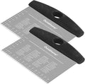Ourokhome Dough Pastry Bench Cutter Scraper, Stainless Steel Pizza Cutter by Ourokhome