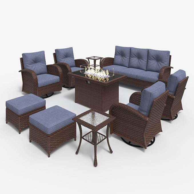 LayinSun 10 Pieces Outdoor Patio Furniture Set - Image 2