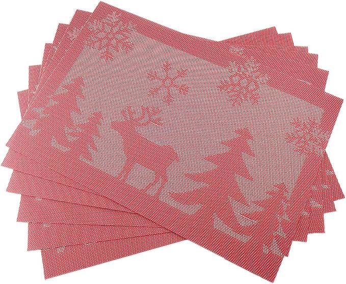 Gugrida Christmas Holiday Placemat 12”x18”, Christmas Table Decor, Holiday - Image 2