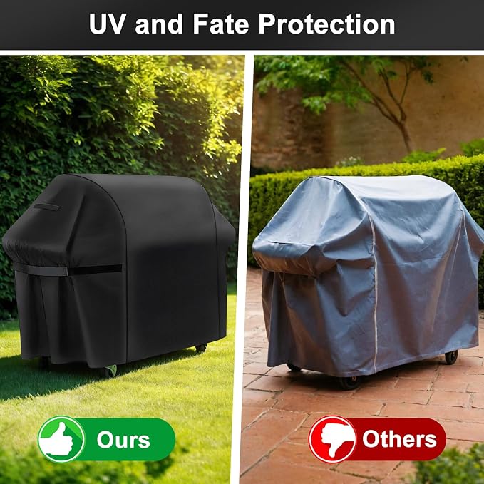 LBTING Grill Cover, 75-inch Heavy Duty 300D Oxford Waterproof Windproof UV - Image 5