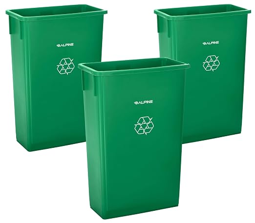 Alpine 23 Gallon Slim Trash Can by AlpineIndustries