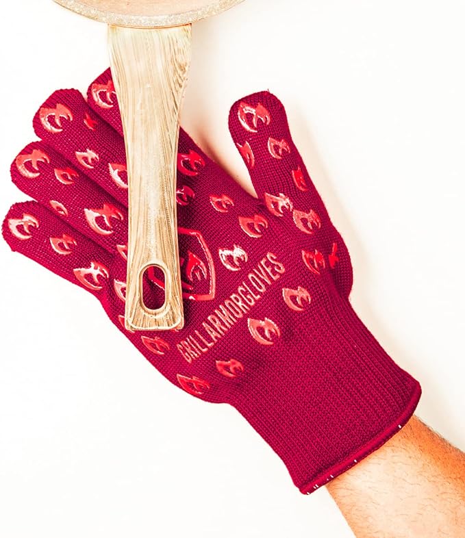 Grill Armor Oven Gloves – 932°F Heat, Fire & Cut Resistant Mitts - Image 2