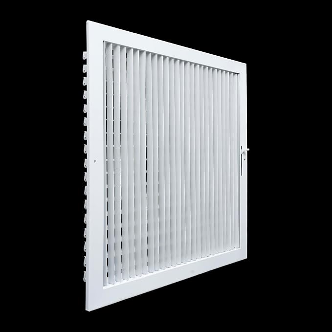 Fits 18x18 Duct Opening Steel Adjustable Air Supply Grille by Handua | Register - Image 4
