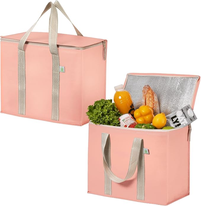 VENO 2 Pack Cooler Bag and Insulated Grocery Bags by Veno