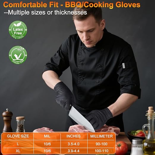 BBQ Gloves for Grilling Disposable Heat Resistant - Image 5