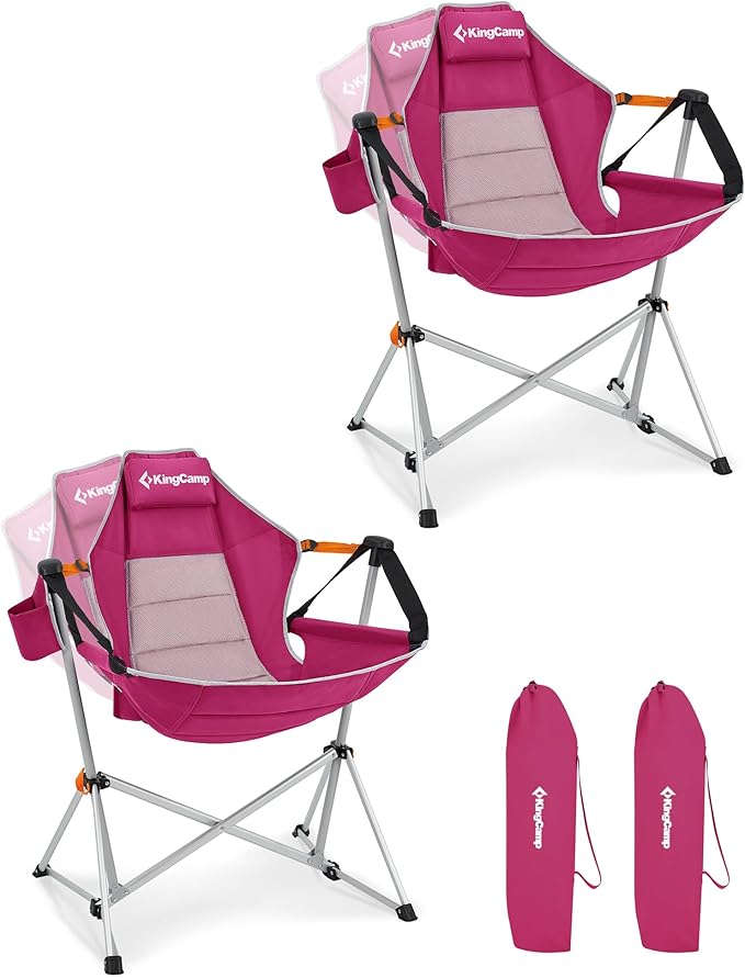 Hammock Chair Swing, Hot Pink 2-Pack, 400 lb Capacity