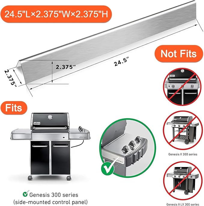 QuliMetal 24.5 Inch Flavorizer Bars - Image 2