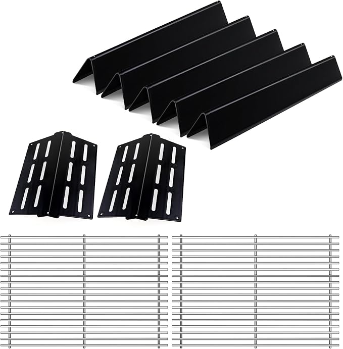 7620 Porcelain Flavorizer Bars 7524 Stainless Steel Grill Grates by Meyafiny
