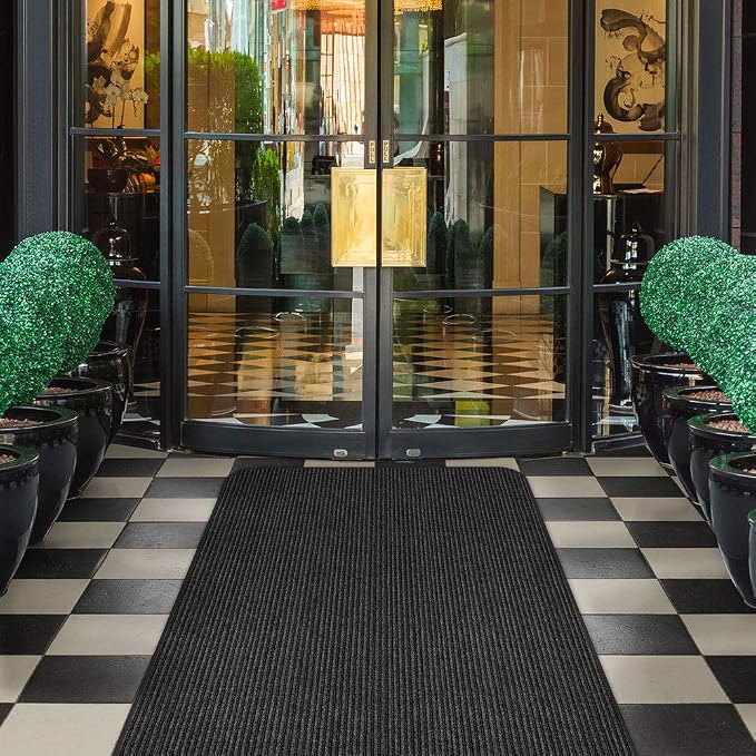 House, Home and More Indoor Outdoor Double-Ribbed Carpet Runner - Image 5