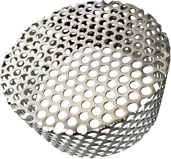 PVC Termination Cap Vent Cover, Stainless Steel Mesh Screen Vent Cover Slot by LOVEERCT