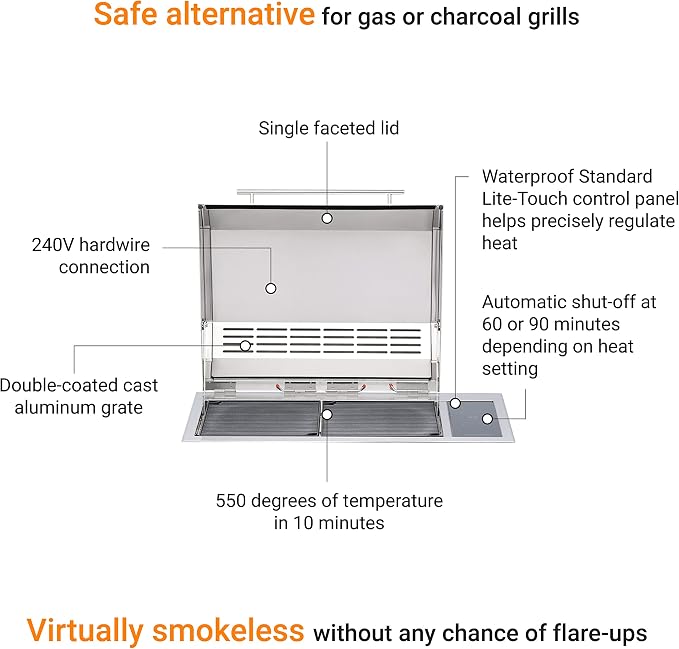 Kenyon Texan Built-In Electric Grill - Image 4