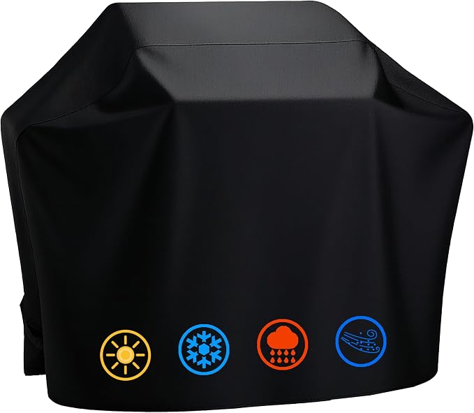 Grill Cover 40 inch, Heavy Duty Waterproof BBQ Grill Cover, Outdoor Fade & Rip by YQSZWJ