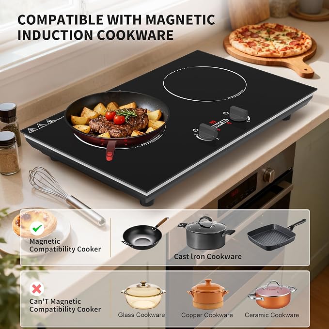 VBGK Induction Cooktop, 110V 4000W Countertop burners - Image 5