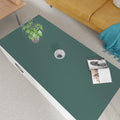 Leather Table Cover, 1.8mm Thick, 24x48 Inch Desk Cover, Large Desk Mat by Zinkooat